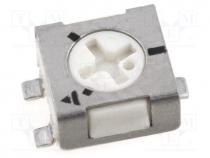 Potentiometer  mounting, single turn, 100, 250mW, SMD, 20%