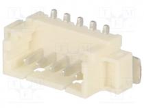 Socket, wire-board, male, PicoBlade, 1.25mm, PIN  5, SMT, 1A, tinned