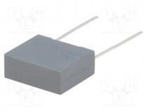 Capacitor  polypropylene, 27nF, 15mm, 5%, 18x5x11mm, -55÷125C