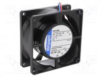 Fan  DC, axial, 24VDC, 80x80x32mm, 80m3/h, 48dBA, ball bearing