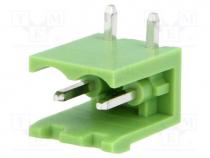 Pluggable terminal block, Contacts ph  5.08mm, ways  2, socket