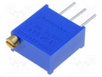 Potentiometer  mounting, multiturn, 200k, 500mW, THT, 10%, linear