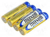 Battery  alkaline, 1.5V, AAA, Batt.no  4, Ø10.5x44.5mm