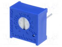 Potentiometer  mounting, single turn,horizontal, 20k, 500mW