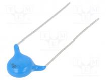 Capacitor  ceramic, 3.3nF, 5kVDC, Y5V, -20....80%, 10mm
