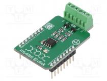 Click board, RS485, RS422 / RS485,UART, SN65HVD31DR, 3.3VDC