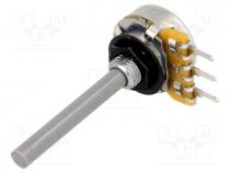 Potentiometer  shaft, single turn, 10k, 20%, 0.25W, linear, 4mm