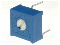 Potentiometer  mounting, single turn,horizontal, 10k, 500mW