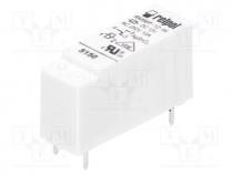 Relay  electromagnetic, SPDT, Ucoil  12VDC, 8A/250VAC, 8A/24VDC, 8A