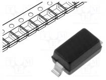 Diode  Schottky rectifying, SMD, 20V, 0.5A, SOD123