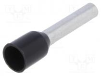 Tip  bootlace ferrule, insulated, copper, 1.25....1.5mm2, 10mm, 16AWG