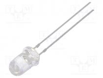 LED, UV, 15, 20mA, 380-390nm, THT, 3....3.8VDC