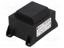 Transformer  encapsulated, 20VA, 230VAC, 18V, 1111.1mA, IP00, 600g