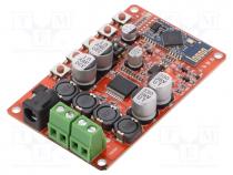 Module  audio, amplifier, 8÷25VDC, IC  TDA7492P, Channels  2, 25/25W