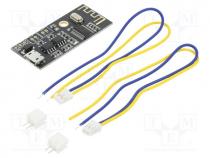 Module  audio, Bluetooth V4.2 & BLE,amplifier, 3.7÷5VDC, 5/5W