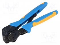 Tool  for crimping, insulated connectors, ULTRA-FAST FASTON