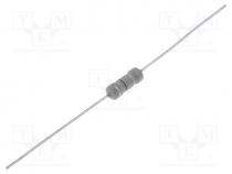 Resistor  metal oxide, THT, 22k, 2W, 5%, Ø4.2x11mm, axial