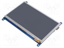 Display  TFT, 7", 800x480, Illumin  LED, 164.9x124.27mm, 3.3....5VDC