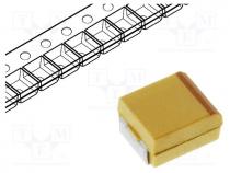 Capacitor  tantalum, 100uF, 6.3VDC, SMD, Case  C, 2312, 10%