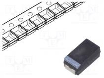 Capacitor  tantalum, low ESR, 100uF, 10VDC, SMD, Case  C, 2312, 10%