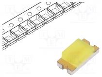 LED, SMD, 1206, white cold, 45....480mcd, 130, 5mA, 2.7....3.15V, 76mW