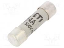 Fuse  fuse, gG, 4A, 500VAC, cylindrical, 10.3x38mm