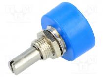 Potentiometer  shaft, single turn, 5k, 15%, 1W, linear, 6.35mm