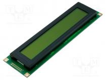 Display  LCD, alphanumeric, STN Positive, 40x4, 190x54x9.6mm