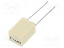 Capacitor  polyester, 47nF, 200VAC, 400VDC, Pitch  5mm, 10%