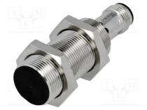 Sensor  inductive, Output conf  NPN / NO, 0....8mm, 10....30VDC, M18