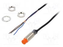 Sensor  inductive, Output conf  PNP / NO, 0÷4mm, 10÷30VDC, M12