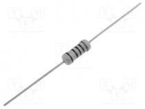 Resistor  metal film, THT, 33k, 2W, 1%, Ø5x12mm, 50ppm/C, axial