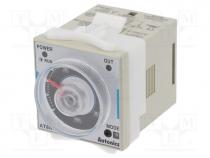 Timer, 0,05s....100h, DPDT/ SPDT + SPDT, 250VAC/5A,30VDC/5A, PIN  8