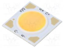 Power LED, COB,bicolour, white warm, 250mA, P  8.7W, CRImin  90