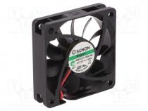 Fan  DC, axial, 12VDC, 60x60x15mm, 44.62m3/h, 34.2dBA, Vapo, 4700rpm