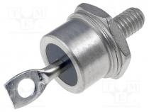 Diode  stud rectifying, 1.4kV, 1.35V, 70A, anode to stud, DO5, M6