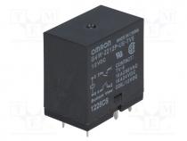 Relay  electromagnetic, DPST-NO, Ucoil  12VDC, Icontacts max  10A