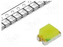 LED, SMD, 0805, white cold, 240÷450mcd, 120, 20mA, 2.8÷3.8V, 95mW