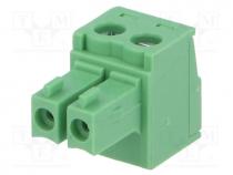 Pluggable terminal block, 3.81mm, ways  2, straight, plug, female