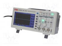 Oscilloscope  digital, Channels  2, 25MHz, 250Msps, 25kpts, ≤14ns