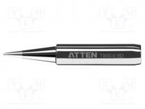 Tip, chisel, 0.8x0.6mm, AT-937A,AT-980E,ST-2065D