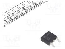 Transistor  N-MOSFET, unipolar, 400V, 1.25A, 30W, DPAK