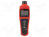 Tachometer, LCD (100000), 10÷99999rpm (optical method), 100g