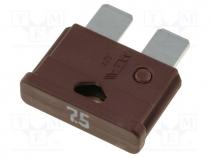 Fuse  fuse, 7.5A, 32V, automotive, 19mm, UNIVAL