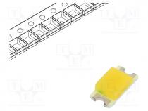LED, SMD, 1206, white warm, 500....700mcd, 2700-3300K, 140, 20mA