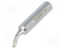 Tip, bent chisel, 1.6mm, for soldering iron