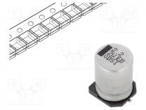 Capacitor  electrolytic, SMD, 2.2uF, 450VDC, Ø10x13.5mm, 20%