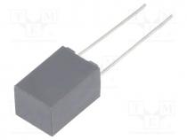 Capacitor  polypropylene, 10nF, 5mm, 5%, 7.2x6x11mm, -55÷105C