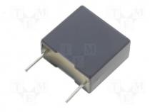 Capacitor  polypropylene, X2, 150nF, 22.5mm, 20%, 26.5x6x15mm