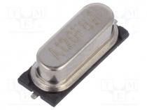 Resonator  quartz, 12MHz, 18pF, SMD, 4.8x12.7x10.3mm